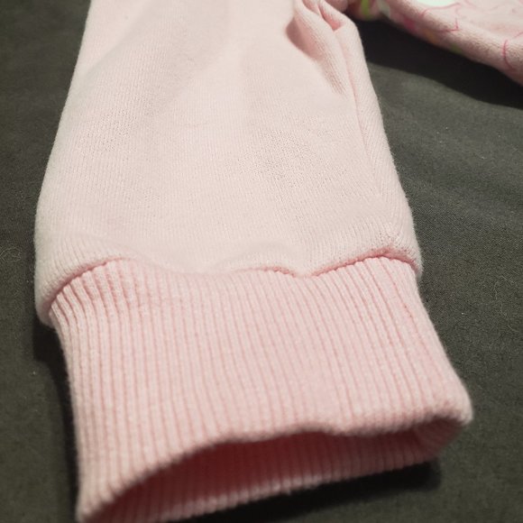 Hoodie Sweater Pink Heart Design Zip Up Please Mum 6-12m Brand New With Tags - Picture 6 of 9